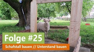 Schafstall bauen 🏡🐏🐑 Unterstand bauen Teil 1 [upl. by Charpentier197]