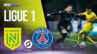 Nantes vs PSG  LIGUE 1 HIGHLIGHTS  021724  beIN SPORTS USA [upl. by Irrehc]