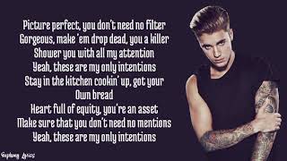 Justin Bieber  Intentions ft Quavo Lyrics [upl. by Wheelwright]