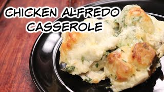 5 Ingredient Chicken Alfredo Casserole [upl. by Yrrot652]