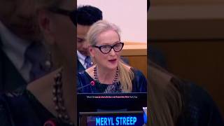 MERYL STREEP AT THE UN GENERAL ASSEMBLY IN SUPPORT TO AFGHAN WOMENS RIGHTS shorts [upl. by Hajan410]