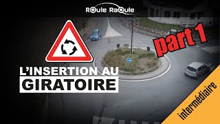 ROND POINT GIRATOIRE INSERTION  🚗💨PERMIS 2021 [upl. by Delia]