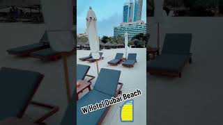 ✅ W Dubai Mina Seyahi Alleine am Strand Der Lifetime HON hotelinspector dubai whotels [upl. by Akiemehs]