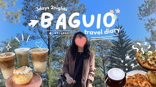 baguio travel diary 2023 🍓3days 2nights • DIY travel guide all expenses hotel food taxi fare🎀 [upl. by Ecirtnahc]