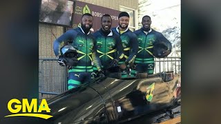 4man Jamaican bobsled team returns to Winter Olympics for first time since 1998 [upl. by Ytirahs]