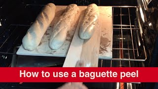 How to use a baguette peel [upl. by Zins]