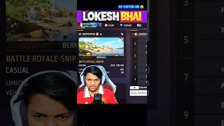 🗿Lokesh bhai 😱duo kastm dekhate hai ki ja pate hai ki nahi 😅shorts short freefire viralvideo [upl. by Pontus]