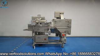 VERFOODSOLUTIONS Preduster Flouring Machine with Air Flow System Ready to Delivery [upl. by Eldred]