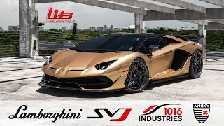 LAMBORGHINI AVENTADOR SVJ  1016 INDUSTRIES EXHAUST amp ANRKY WHEELS [upl. by Kendal]