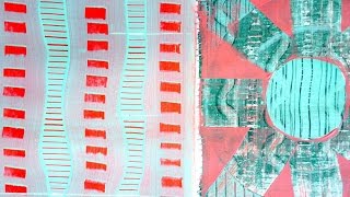 Acryl Kleisterpapier Quickies  Acrylics Paste paper quickys [upl. by Patnode919]