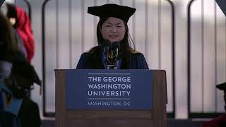 2021 GW Commencement Honoree  Cindy Liu [upl. by Ardnatal]