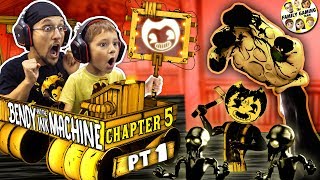 BENDY amp the INK MACHINE Chapter 5 The END of FGTEEV  BENDY Secrets on the Wall [upl. by Leuams]