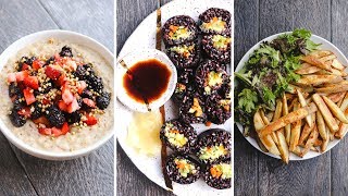 What I Eat In A Day Easy amp Healthy Vegan Recipes [upl. by Ydneh]