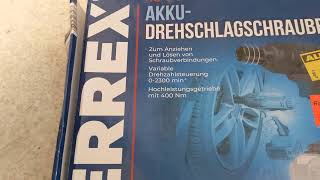 ferrex Akku 40v Dreh Schlagschrauber Aldi 2021 [upl. by Mellicent]