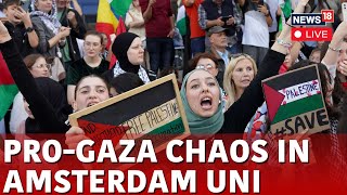 ProPlaestine Amsterdam University Protest LIVE  LIVE From The University Of Amsterdam  N18L [upl. by Siron]