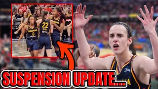 Caitlin Clark FORCED To Be RESTRAINED BY Teammates Avoid 7th Technical Foul amp WNBA SUSPENSION [upl. by Jermain]