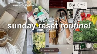 my PRODUCTIVE sunday reset routine🧺 getting my life together deep cleaning errands amp reading [upl. by Orodoet390]