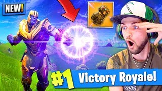 NEW THANOS GAMEPLAY in Fortnite Battle Royale INFINITY GAUNTLET [upl. by Bell81]