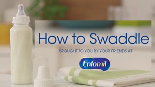 How to Swaddle a Baby Step By Step  Benefits of Swaddling  Enfamil A Canada [upl. by Fosdick91]