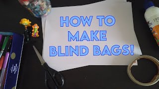 HOW TO MAKE BLIND BAGS AT HOME very easy  Karina M [upl. by Sudnor]