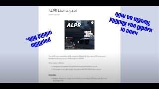 How to install LSPDFR Plugins [upl. by Itisahc]