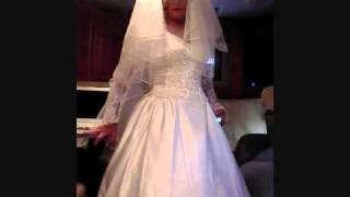 Man in a Satin and Lace Wedding Gownwmv [upl. by Huxham]