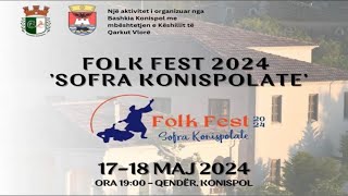 Grupi Polifonik SarandaKengë për ÇamerinëFolk Fest 2024 quotSofra Konispolatequot [upl. by Sherfield]