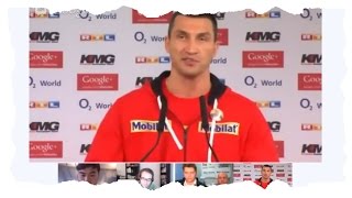 Press conference Wladimir Klitschko vs Mariusz Wach [upl. by Atimed654]