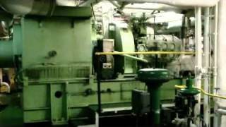 Steam turbine ship engine room tour part 2 [upl. by Craner]