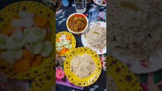 Hyderabadi bagara khana and kaddu mutton dalchasubscribe [upl. by Ayatnohs730]