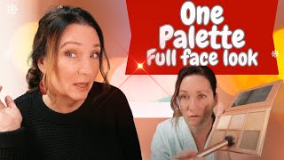 One palette to create a beautiful Over 50 daytime look  tutorial [upl. by Jenette]