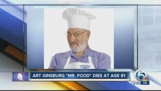 Art Ginsburg quotMrFoodquot Dies at Age 81 [upl. by Toll]