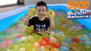 3000 Bunch O Balloons Kids Inflatable Pool Water Fight Fun Surprise Toys Box Ckn Toys [upl. by Yor]