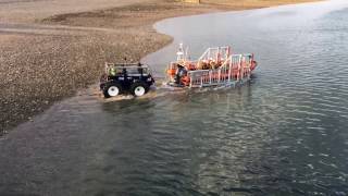 Beaumaris Lifeboat Launch 19th July 2016 Proper shout Anglesey [upl. by Nylitak]