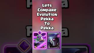 Evolution Pekka Compared To Pekka 🤔 🦋 clashroyale shorts [upl. by Rybma]