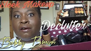 Makeup Declutter Bobby Brown amp Sleek Makeup Full Face Application of What’s Left [upl. by Anida411]