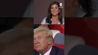 Nikki Haley gives Donald Trump her strongest endorsement at RNC [upl. by Nobell]