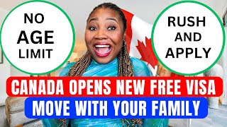 BREAKING NEWS Canada is Giving Free Visa To Workers In 14 Days [upl. by Curnin]