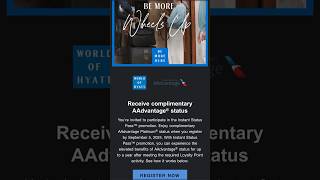 Status match to American Airlines with your Hyatt status creditdebitwithabhi travel hyatt aa [upl. by Holey]