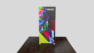 LED Fabric Lightbox Assembly  FABRILUX® LED Lightboxes 1m w [upl. by Ydnab]