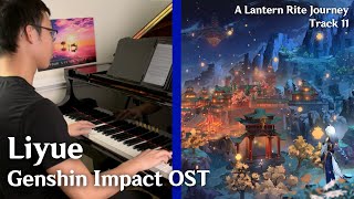 Liyue  A Lantern Rite Journey  Genshin Impact OST piano cover [upl. by Telrats]