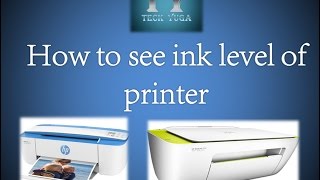 HOW TO SEE INK LEVEL OF HP PRINTERS [upl. by Ansilma962]