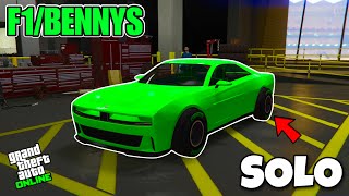 UPDATED GTA 5 SOLO MERGE GLITCH EASY F1BENNY’S MERGE 168 NO NET CUT [upl. by Kceb]