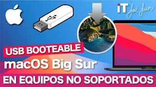 👉🏻 TUTORIAL Cómo instalar MacOS Big Sur en macs NO SOPORTADOS 👨🏻‍💻 2024 [upl. by Lemahs]