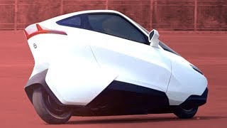 Self Balancing Motorcycle of the Future is more like a car [upl. by Chamberlin]