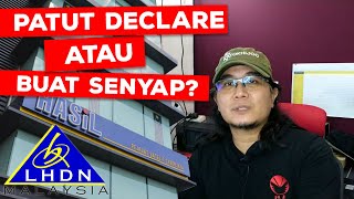 Declare LHDN Online  Kenapa Peniaga Kecil MESTI Buat Pengesahan Pendapatan di LHDN  eFiling [upl. by Marga]