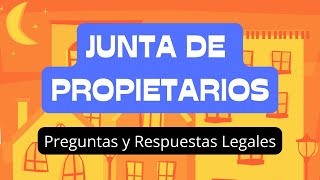 Junta de Propietarios consultas legales con el Dr Marco Gastelo [upl. by Mariele]