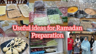 Pre Ramadan preparation 2024 vlog  Make amp freez recipes  lunch box ideas  Iftar special recipes [upl. by Yellehs]