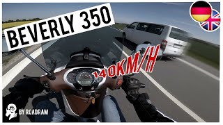 Piaggio Beverly 350 PROBEFAHRT│MOTOVLOG Piaggio Beverly 350ccm [upl. by Esidnac316]