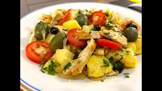 INSALATA DI PATATE CON POLLO 😋 A modo mio [upl. by Eteragram216]